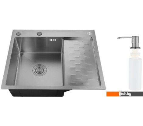  - Кухонные мойки РМС MRK-6350BL-L (с дозатором) - MRK-6350BL-L (с дозатором)