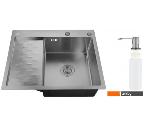  - Кухонные мойки РМС MRK-6350BL-R (с дозатором) - MRK-6350BL-R (с дозатором)