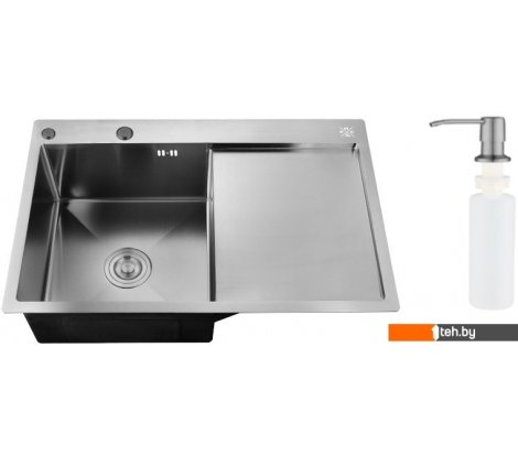  - Кухонные мойки РМС MRK-7851BL-L (с дозатором) - MRK-7851BL-L (с дозатором)
