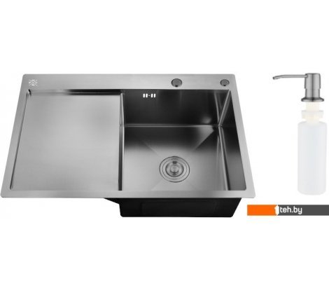  - Кухонные мойки РМС MRK-7851BL-R (с дозатором) - MRK-7851BL-R (с дозатором)