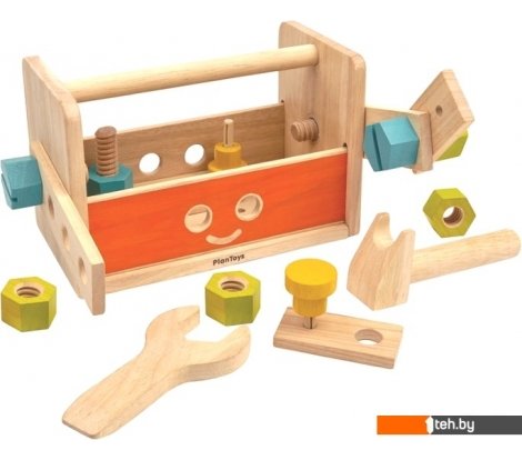  - Развивающие игрушки Plan Toys Ящик для инструментов. Робот 5540 - Ящик для инструментов. Робот 5540