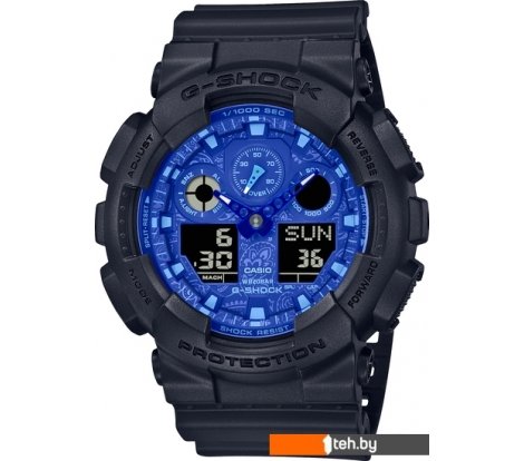  - Наручные часы Casio G-Shock GA-100BP-1A - G-Shock GA-100BP-1A