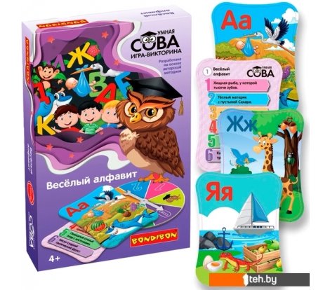  - Настольные игры Bondibon Веселый алфавит ВВ5372 - Веселый алфавит ВВ5372