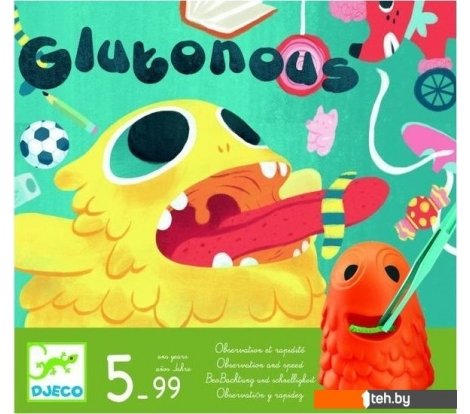  - Настольные игры Djeco Глутон 08411/19 - Глутон 08411/19