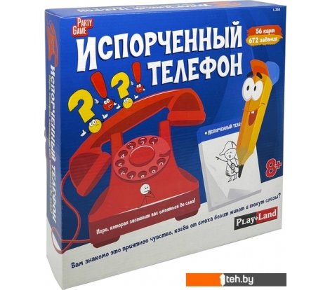  - Настольные игры Play Land Испорченный телефон L-250 - Испорченный телефон L-250