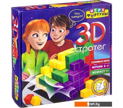  - Настольные игры Фортуна 3D стратег Ф94954 - 3D стратег Ф94954
