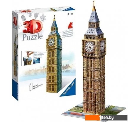  - Сборные модели Ravensburger Биг-Бен RAV-12554 (216 эл) - Биг-Бен RAV-12554 (216 эл)