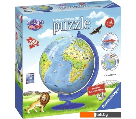 - Сборные модели Ravensburger Глобус. Детский мир 12338 (180 эл) - Глобус. Детский мир 12338 (180 эл)