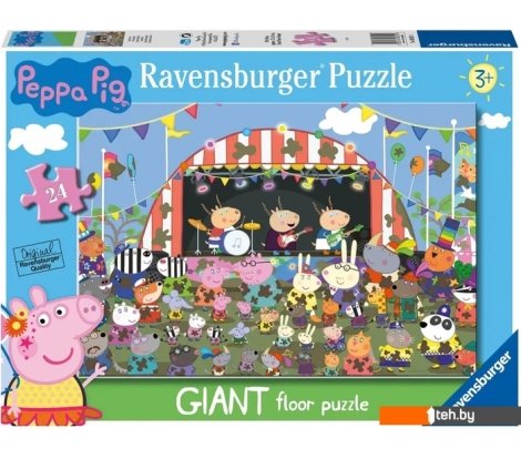  - Развивающие игрушки Ravensburger Гигантский. Свинка Пеппа R03022 (24 эл) - Гигантский. Свинка Пеппа R03022 (24 эл)