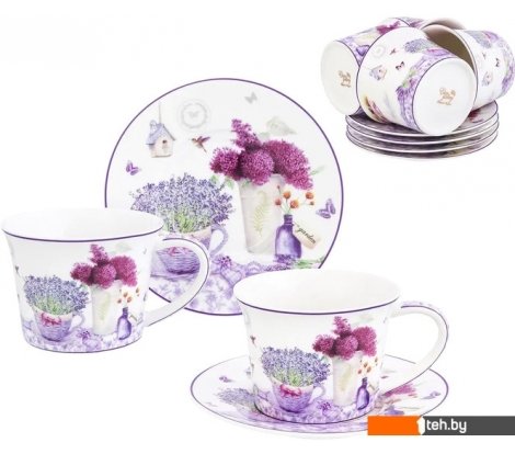  - Кружки, чашки, стаканы для горячих напитков Elan Gallery Лаванда 420253 - Лаванда 420253