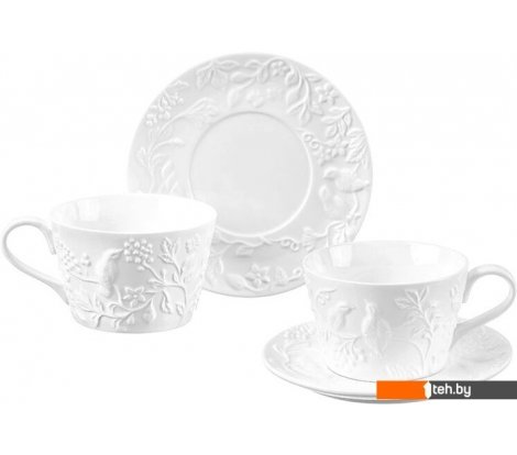  - Кружки, чашки, стаканы для горячих напитков Elan Gallery Птички на ветке 540328 - Птички на ветке 540328