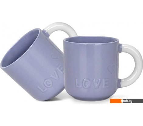  - Кружки, чашки, стаканы для горячих напитков Fissman Lilac 3740 (2шт) - Lilac 3740 (2шт)