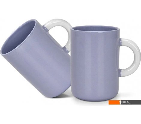  - Кружки, чашки, стаканы для горячих напитков Fissman Lilac 3749 (2шт) - Lilac 3749 (2шт)