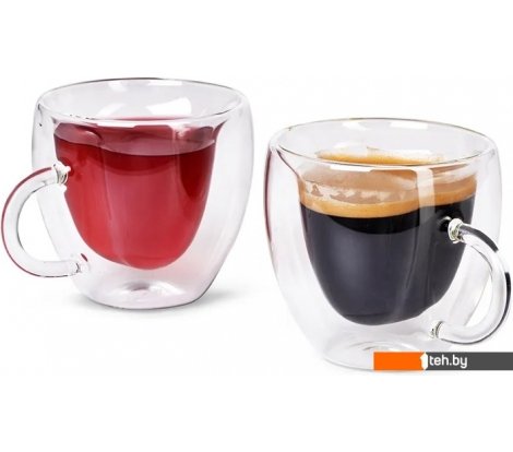 - Кружки, чашки, стаканы для горячих напитков Fissman Matte 16489 (2 шт) - Matte 16489 (2 шт)
