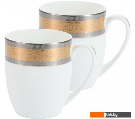  - Кружки, чашки, стаканы для горячих напитков Gipfel Hermes 41479 (2 шт, белый) - Hermes 41479 (2 шт, белый)