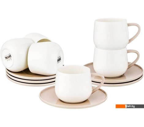  - Кружки, чашки, стаканы для горячих напитков Lefard 264-973 (бежевый) - 264-973 (бежевый)