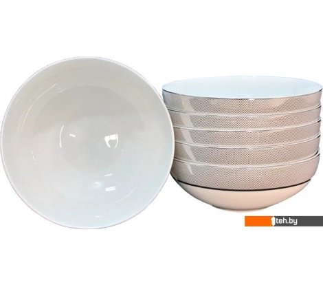  - Тарелки, салатники, блюда и наборы Lenardi Серебряная симфония 125-047 (6шт) - Серебряная симфония 125-047 (6шт)