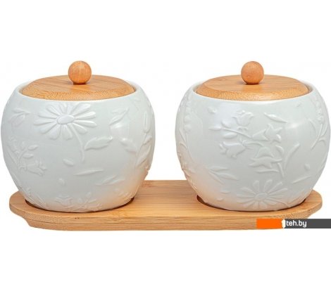  - Посуда для хранения продуктов Lefard Flowers Story 474-247 (2шт) - Flowers Story 474-247 (2шт)