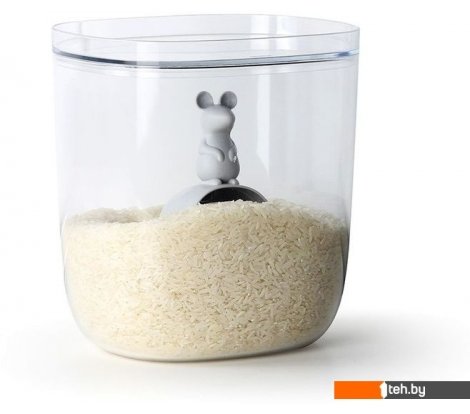  - Посуда для хранения продуктов Qualy Lucky Mouse QL10348-CL-GY - Lucky Mouse QL10348-CL-GY