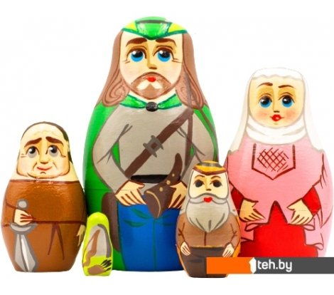  - Развивающие игрушки Брестская Фабрика Сувениров Робин Гуд (набор 5 шт) - Робин Гуд (набор 5 шт)