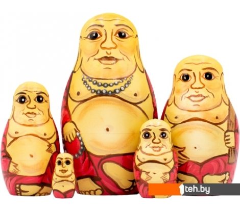  - Развивающие игрушки Брестская Фабрика Сувениров Будда (набор 5 шт) - Будда (набор 5 шт)