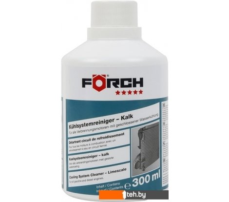  - Присадки для авто FORCH Очиститель системы охлаждения 5* 300мл - Очиститель системы охлаждения 5* 300мл