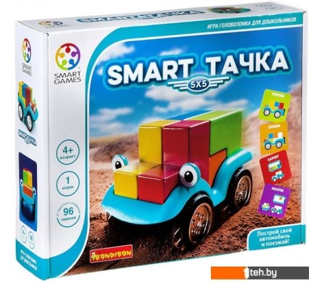  - Настольные игры Bondibon Smart Тачка 5X5 - Smart Тачка 5X5