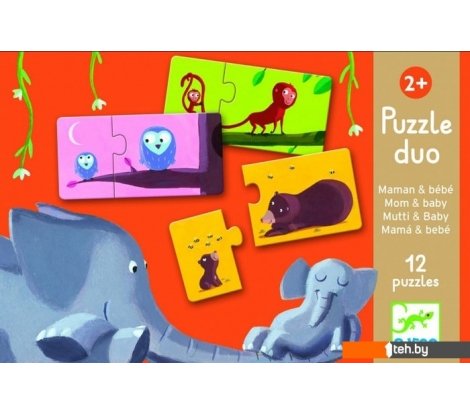  - Развивающие игрушки Djeco Мама и малыш 08157 - Мама и малыш 08157
