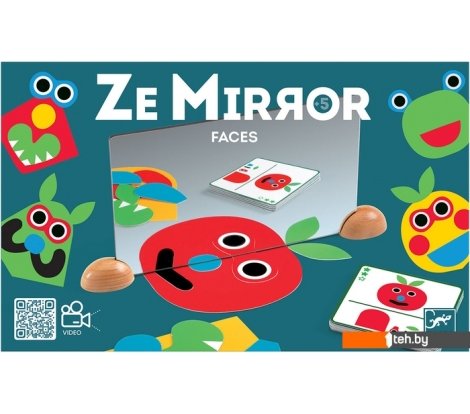  - Развивающие игрушки Djeco Найди отражение. Лица 06482 - Найди отражение. Лица 06482