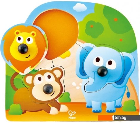  - Развивающие игрушки Hape Большие носы. Джунгли E1310 - Большие носы. Джунгли E1310