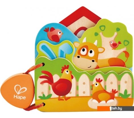  - Развивающие игрушки Hape Книжка Ферма E0046 - Книжка Ферма E0046