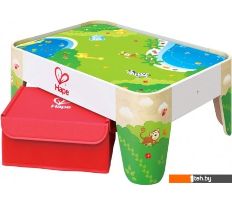  - Развивающие игрушки Hape Ж/д с коробкой для хранения E3823-HP - Ж/д с коробкой для хранения E3823-HP
