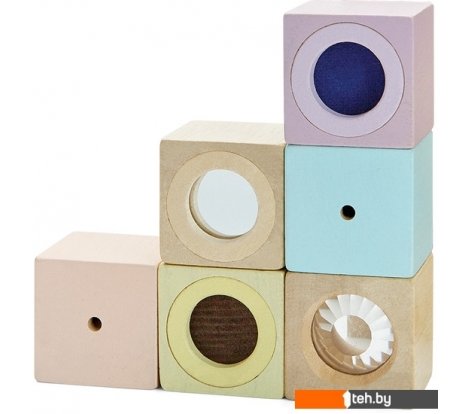  - Развивающие игрушки Plan Toys Блоки Прикоснись и угадай 5257 - Блоки Прикоснись и угадай 5257