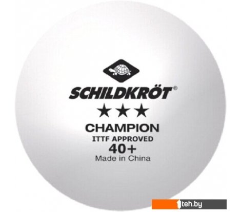  - Ракетки, мячи и аксессуары для настольного тенниса Donic-Schildkrot Champion 3 608542 (120 шт, белый) - Champion 3 608542 (120 шт, белый)