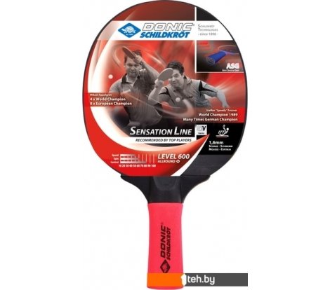  - Ракетки, мячи и аксессуары для настольного тенниса Donic-Schildkrot Sensation Line Level 600 - Sensation Line Level 600