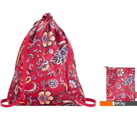  - Рюкзаки Reisenthel Mini Maxi Sacpack Paisley Ruby - Mini Maxi Sacpack Paisley Ruby