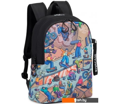  - Рюкзаки Rivacase 5420 black (скейтер) - 5420 black (скейтер)