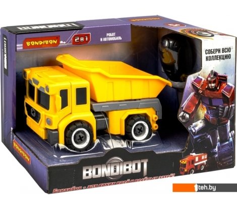  - Конструкторы Bondibon ВВ5256 2 в 1 Строительный самосвал-робот - ВВ5256 2 в 1 Строительный самосвал-робот