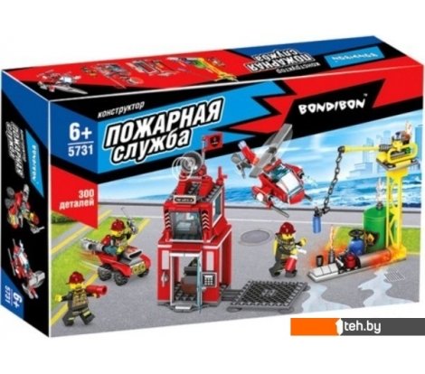  - Конструкторы Bondibon Пожарная Служба ВВ5731 Пожарная команда - Пожарная Служба ВВ5731 Пожарная команда