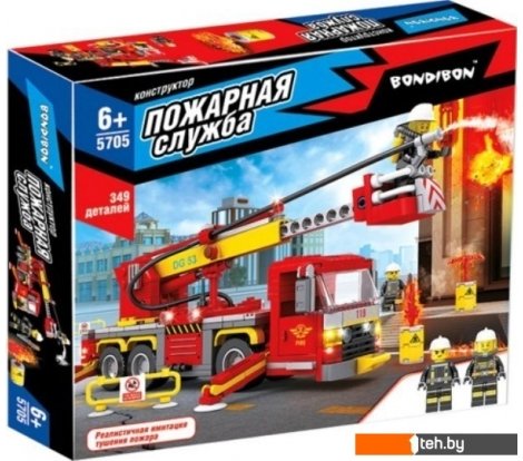  - Конструкторы Bondibon Пожарная Служба ВВ5705 Машина - Пожарная Служба ВВ5705 Машина
