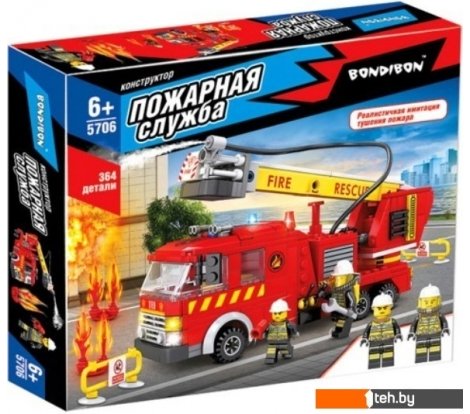  - Конструкторы Bondibon Пожарная Служба ВВ5706 Пожарная машина - Пожарная Служба ВВ5706 Пожарная машина