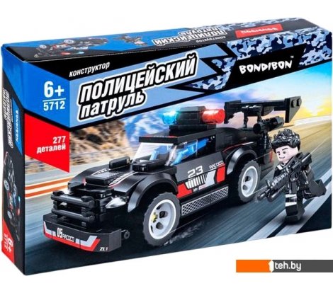  - Конструкторы Bondibon Полицейский патруль ВВ5712 Машина - Полицейский патруль ВВ5712 Машина
