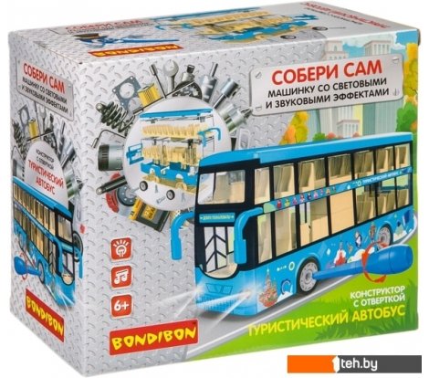  - Конструкторы Bondibon Собирай и Играй Туристический автобус ВВ4172 - Собирай и Играй Туристический автобус ВВ4172