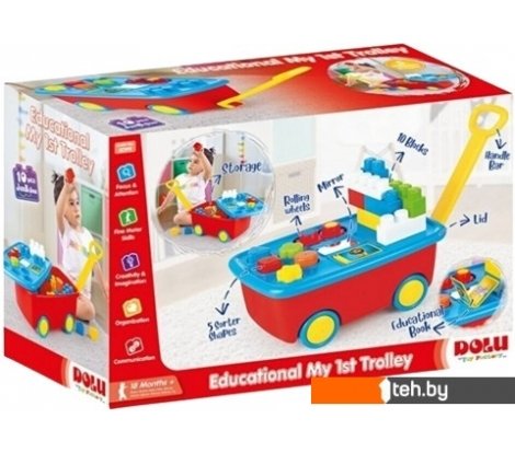  - Конструкторы Dolu В тележке c набором 5099 (10 эл) - В тележке c набором 5099 (10 эл)