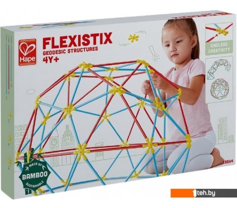  - Конструкторы Hape Flexistix E5564 Geodesic structures - Flexistix E5564 Geodesic structures