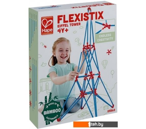  - Конструкторы Hape Flexistix E5563 Eiffel Tower - Flexistix E5563 Eiffel Tower