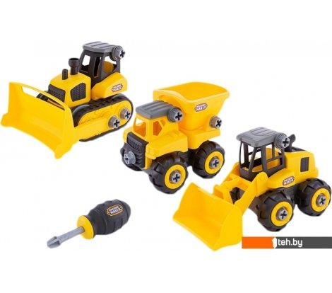 - Конструкторы Nikko Junior Builder 40031 3 in 1 Builder: Truck, Wheel Loader, Dozer - Junior Builder 40031 3 in 1 Builder: Truck, Wheel Loader, Dozer