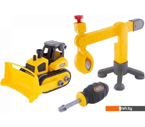  - Конструкторы Nikko Junior Builder 40022 Construction Site - Bulldozer/Crane - Junior Builder 40022 Construction Site - Bulldozer/Crane