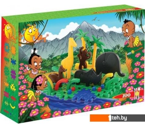  - Конструкторы Полесье 4802 Зоопарк - 4802 Зоопарк