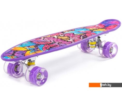  - Скейтборды, лонгборды Полесье 89625 56 см (фиолетовый) - 89625 56 см (фиолетовый)